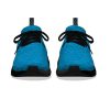 Aqua Blue Leather - Black Soles