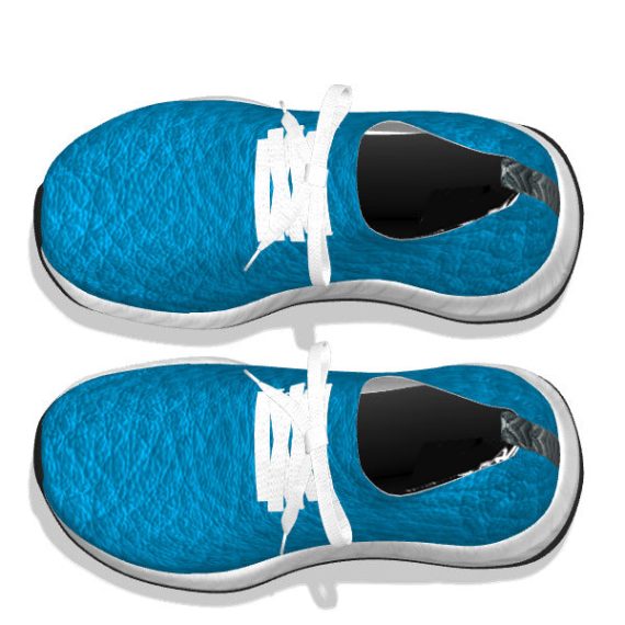 Aqua Blue Leather