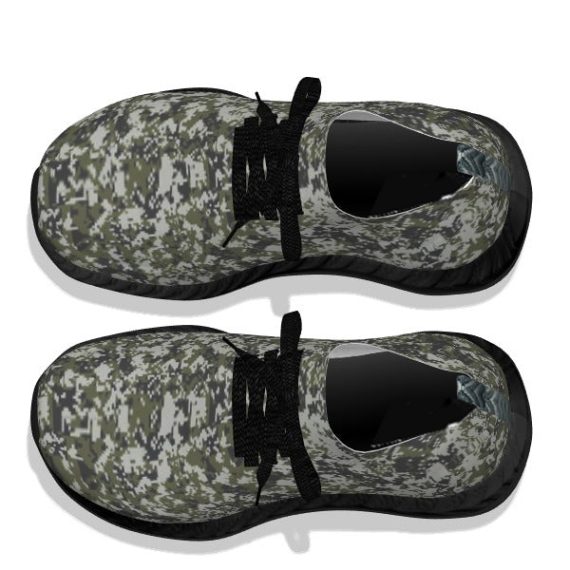Army Camo - Black Soles