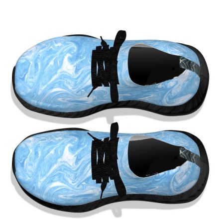 Baby Blue Water Stone - Black Soles